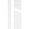 Ekena Millwork Plain PVC Pilaster w/Decorative Capital & Base, 10"W x 102"H x 2"P PILP10X102SM02-2 - alternate 1